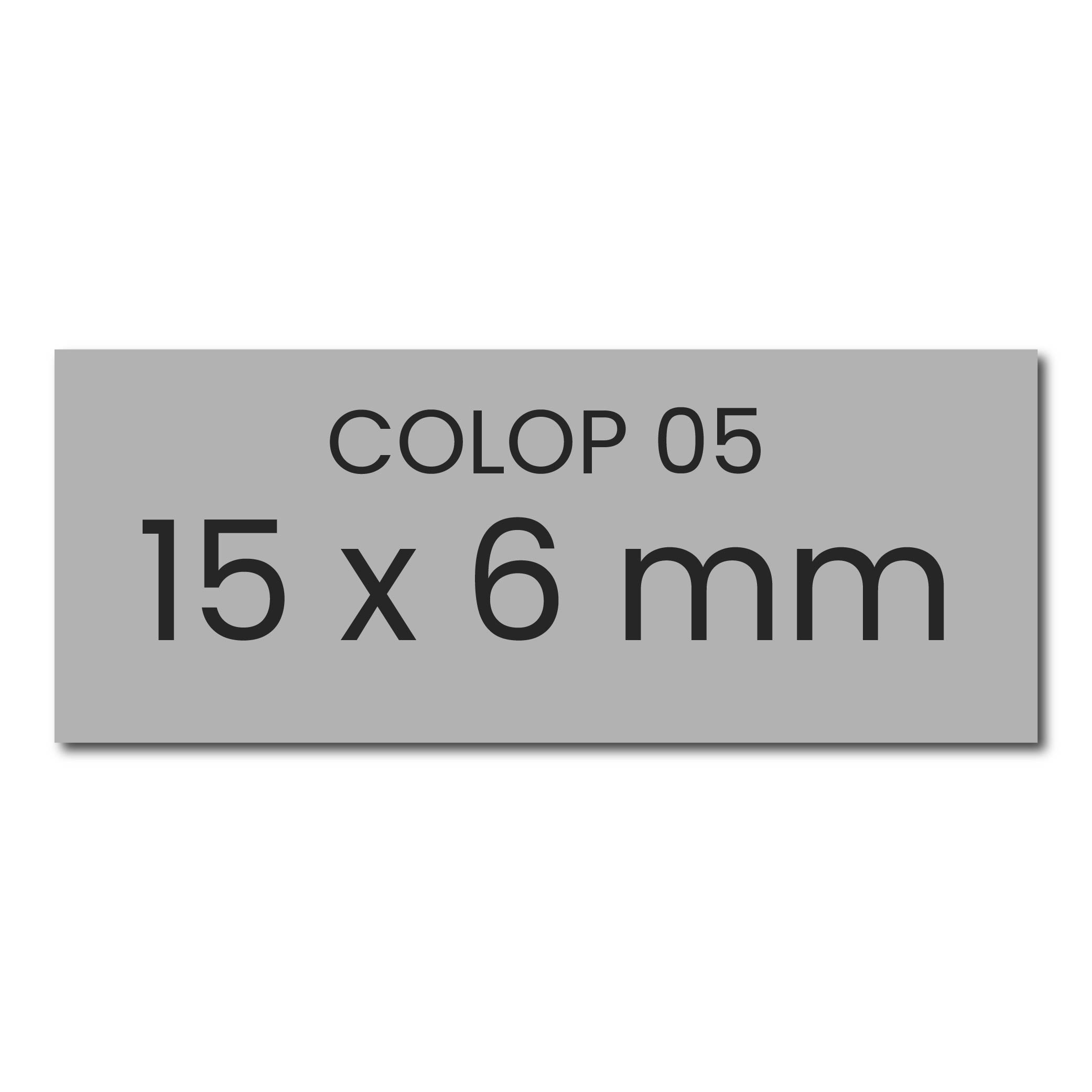 Stempelplaatje Colop 05