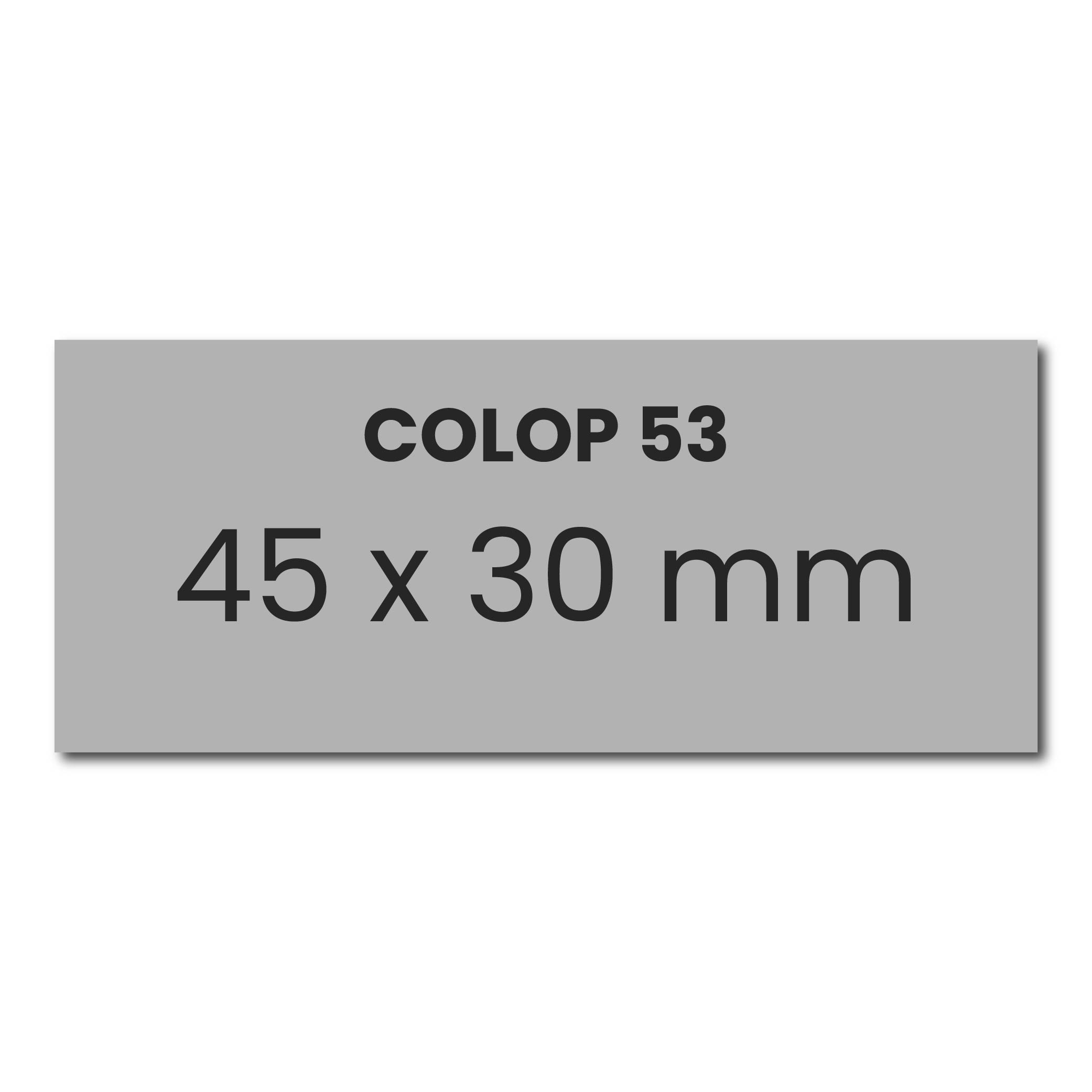 Stempelplaatjes Colop Printer 53