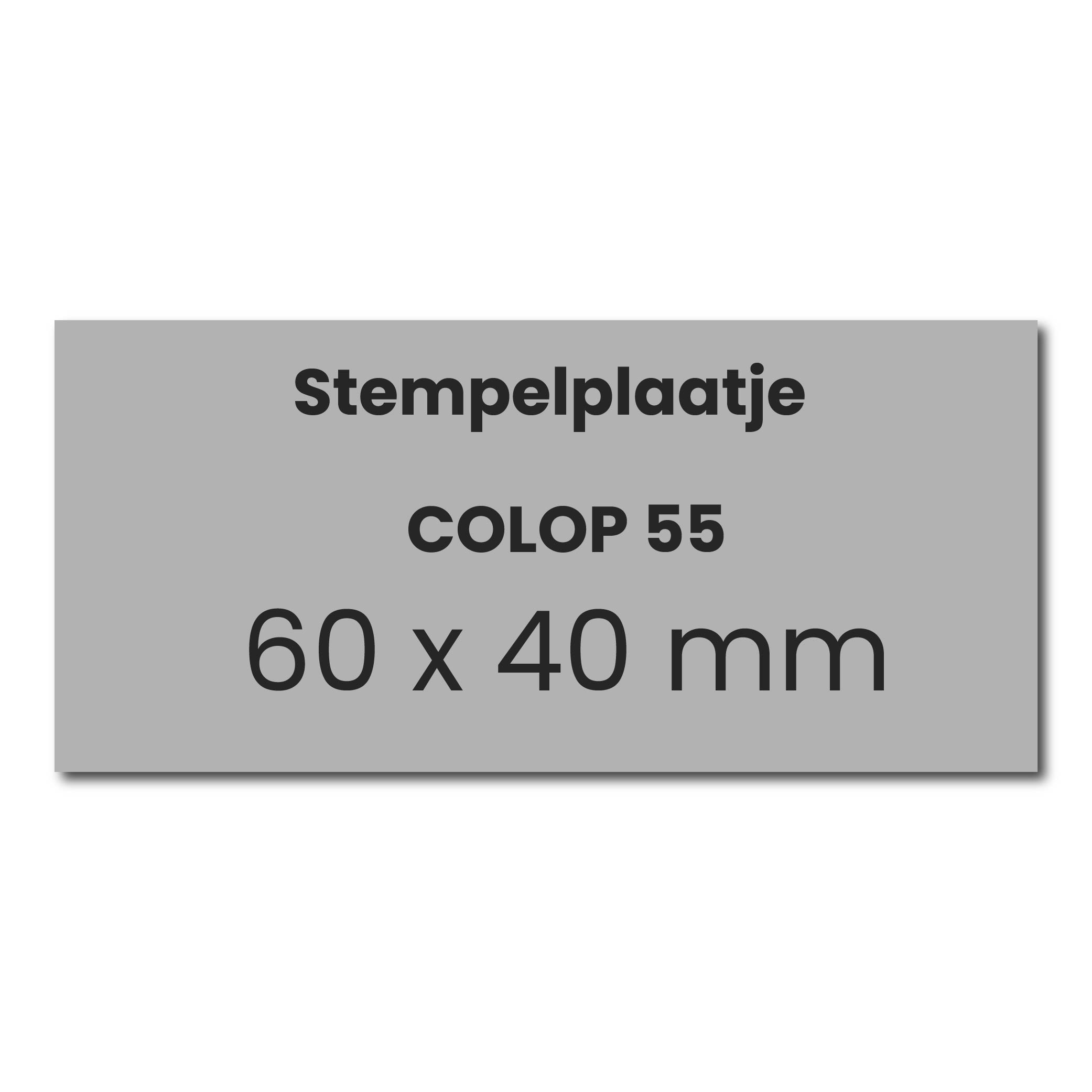 Colop Printer 55 stempelplaatje