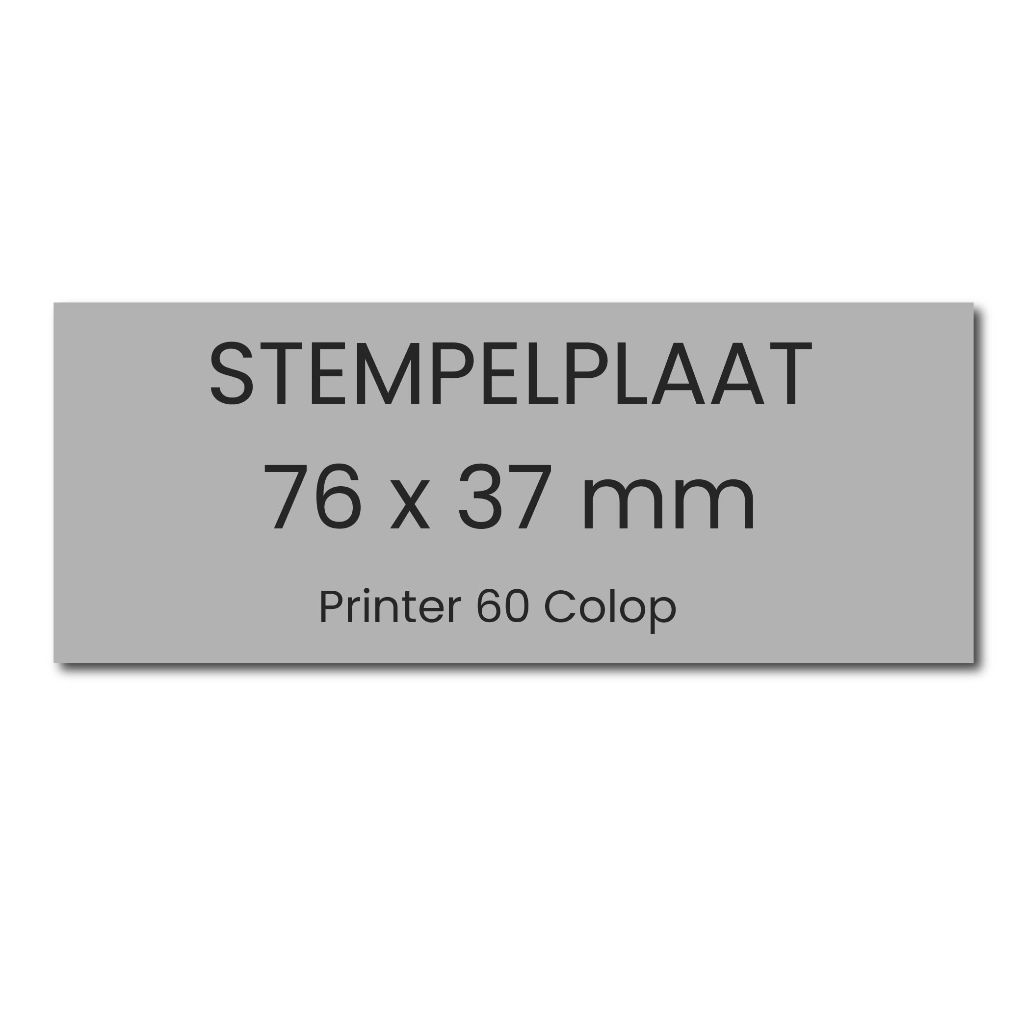 Colop Printer 60 tekstplaatje