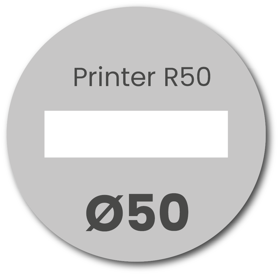 Tekstplaatjes Colop Printer R50 Datum