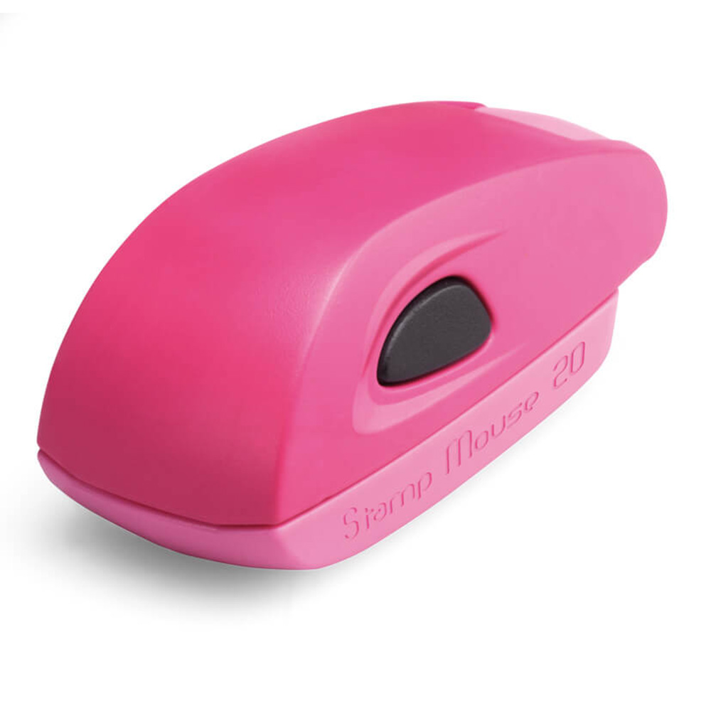 Stamp Mouse 20, montuur pink