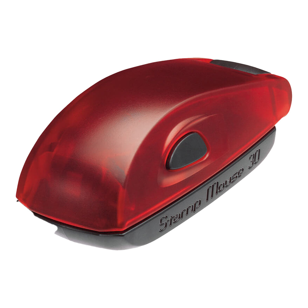 Stamp Mouse 30 montuur rood