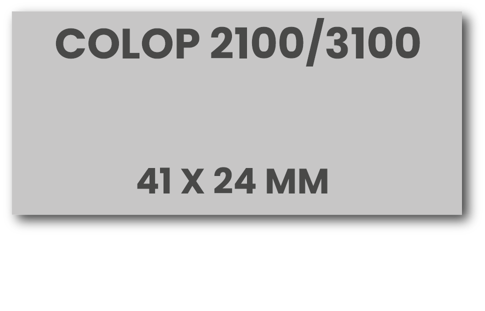 Stempelplaatje Colop 2100 & 3100