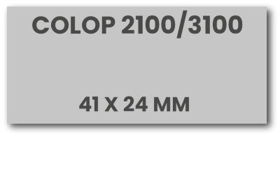 Stempelplaatje Colop 2100 & 3100