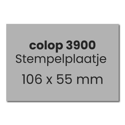 Stempelplaatje Colop eXpert 3900