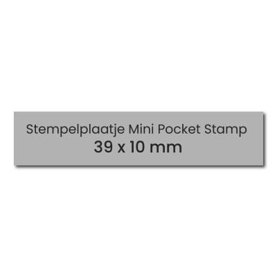 Stempelplaatje Colop Mini Pocket