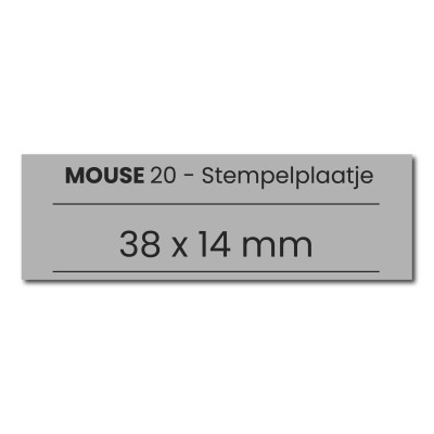 Tekstplaatje Colop Pocket Stamp 20