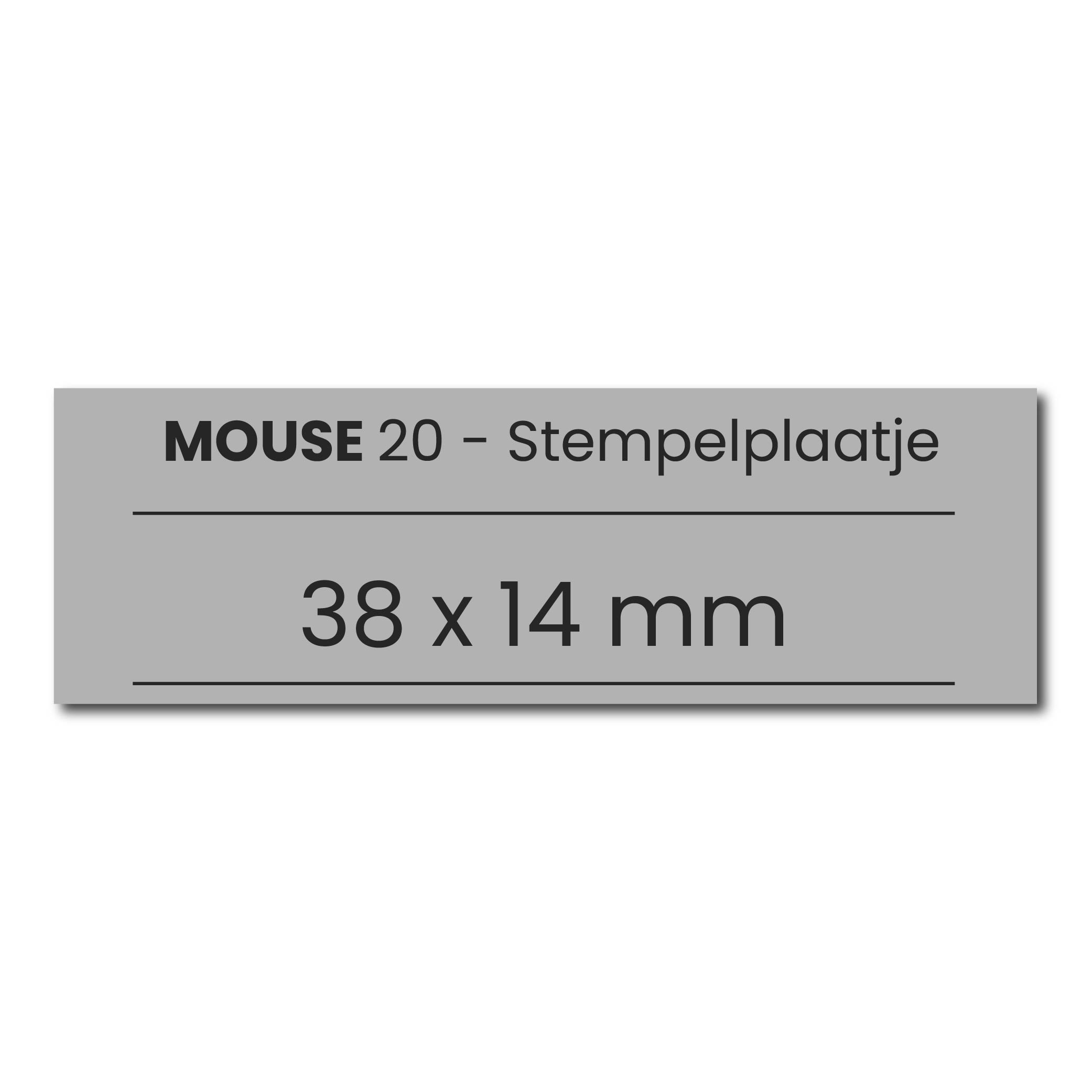 Tekstplaatje Colop Pocket Stamp 20