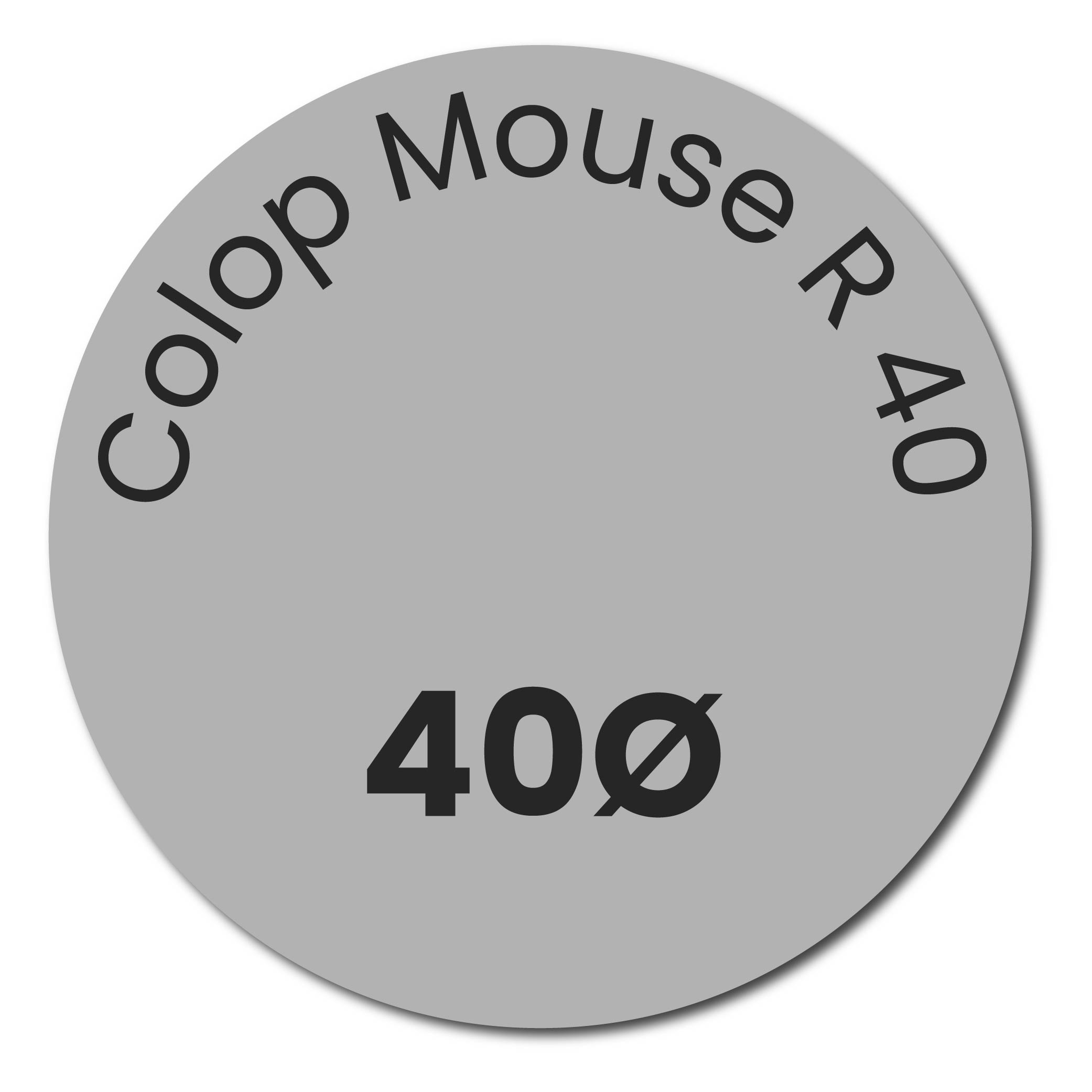 Colop Stamp Mouse R40 tekstplaatje