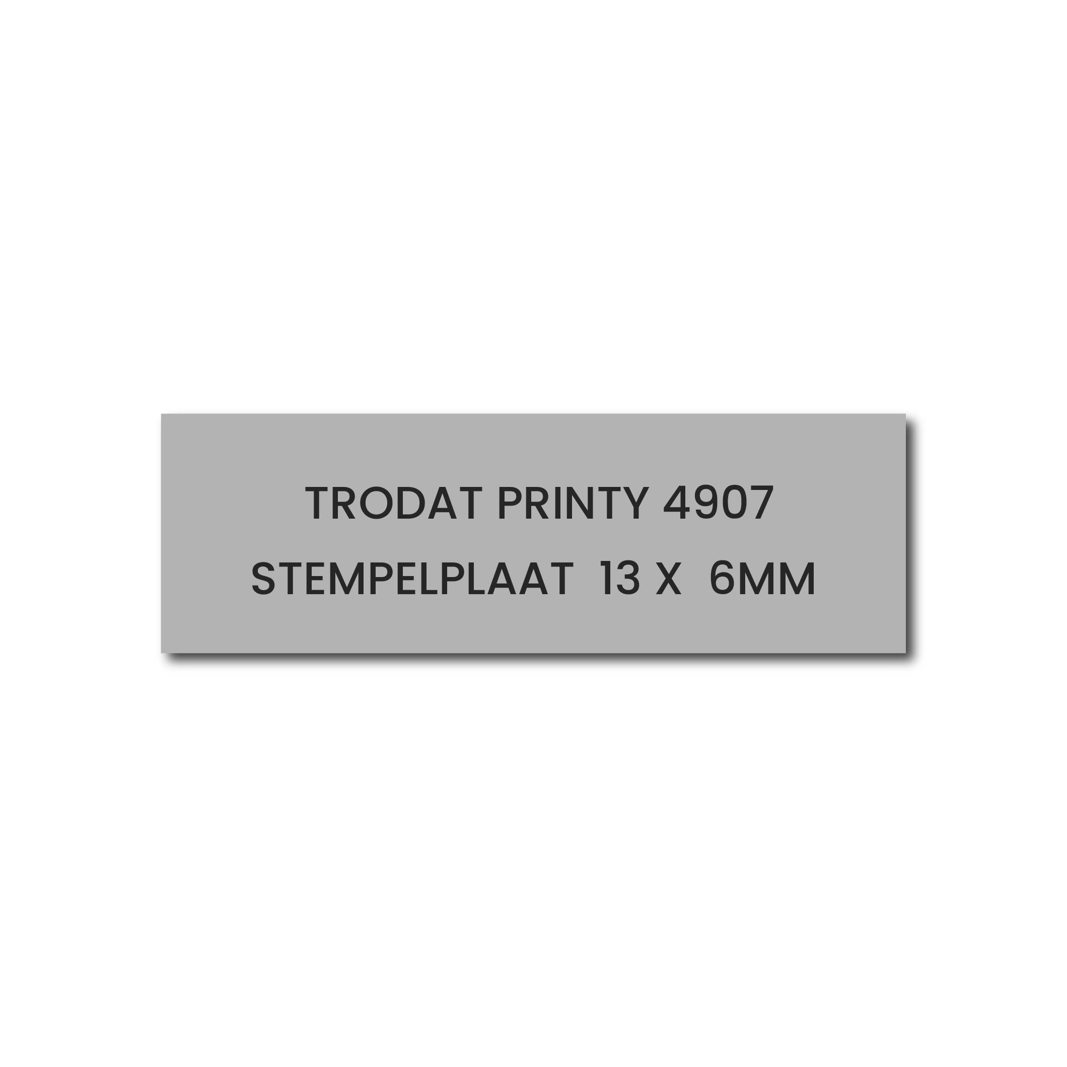 Stempelplaatje Trodat Printy 4907