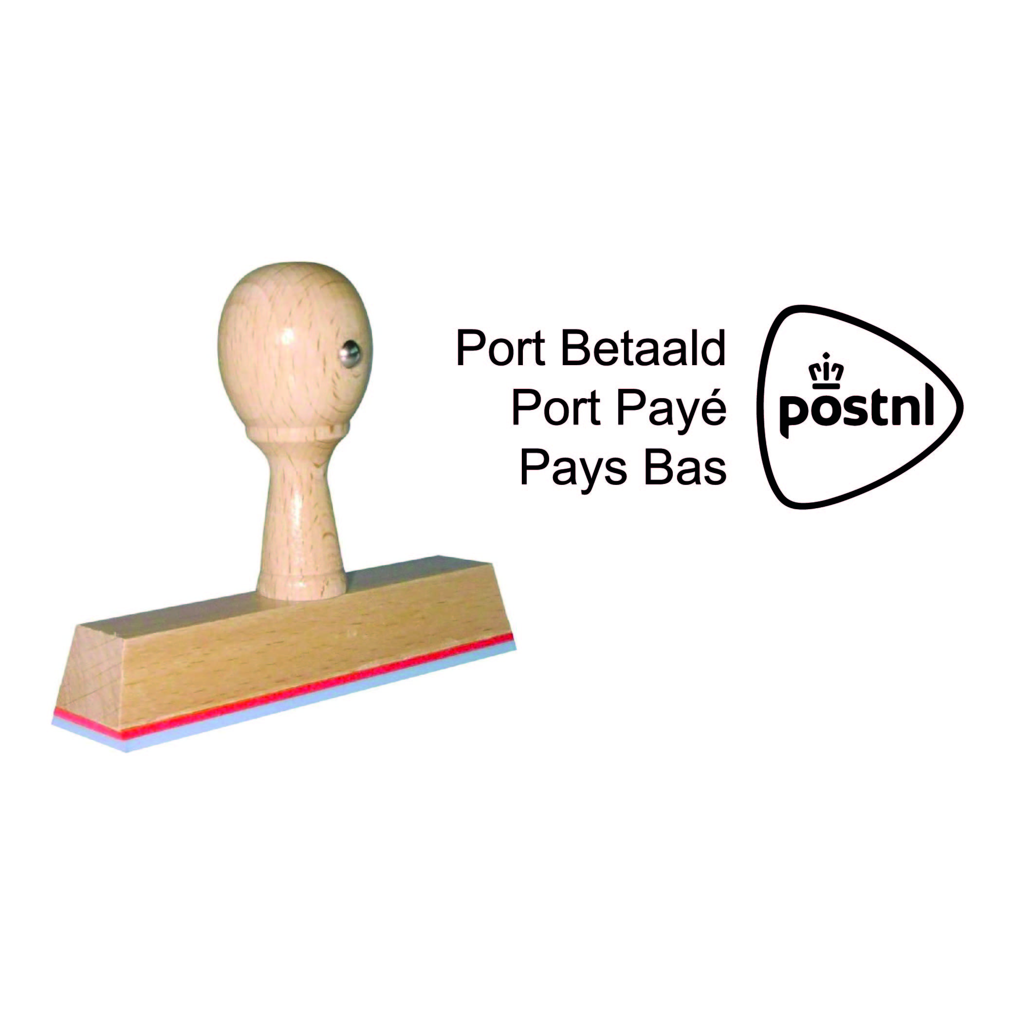 Handstempel PostNL Port betaald