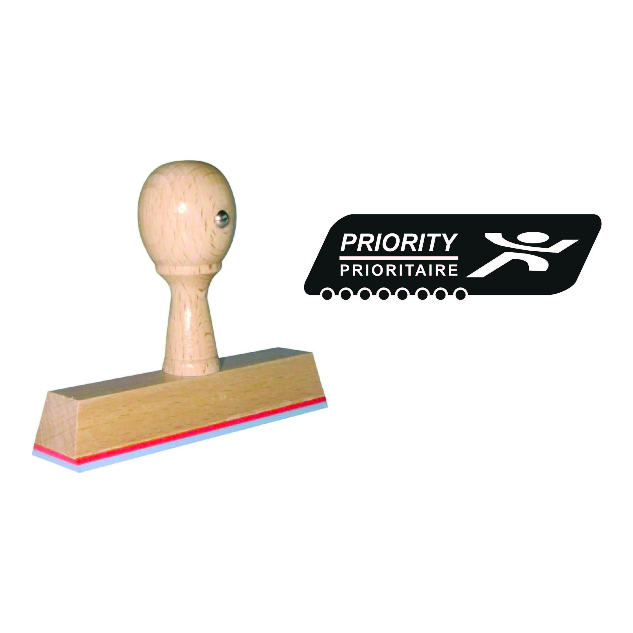 Handstempel Priority stempel PostNL