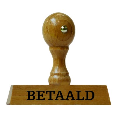 Handstempel BETAALD