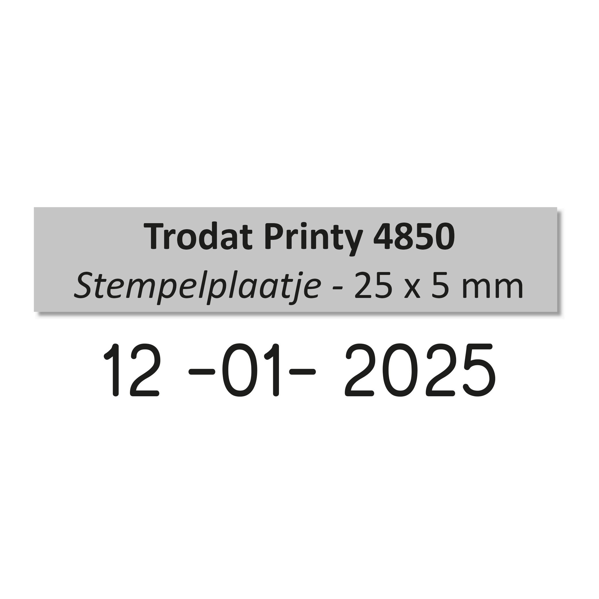 Trodat Printy 4850/D Stempelplaatje